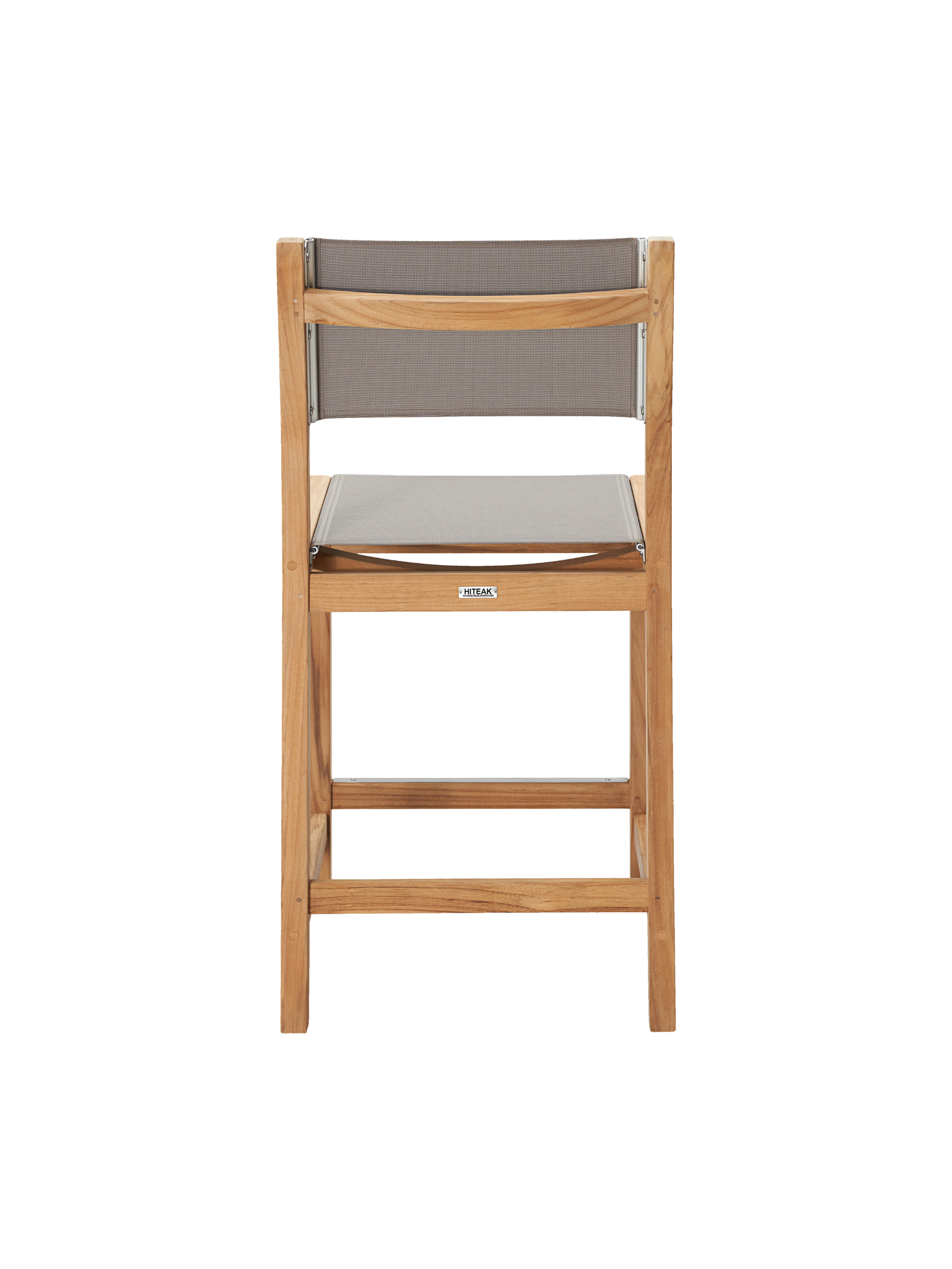 Pearl Teak Taupe Outdoor Counter Height Dining Chair - Ornate Home