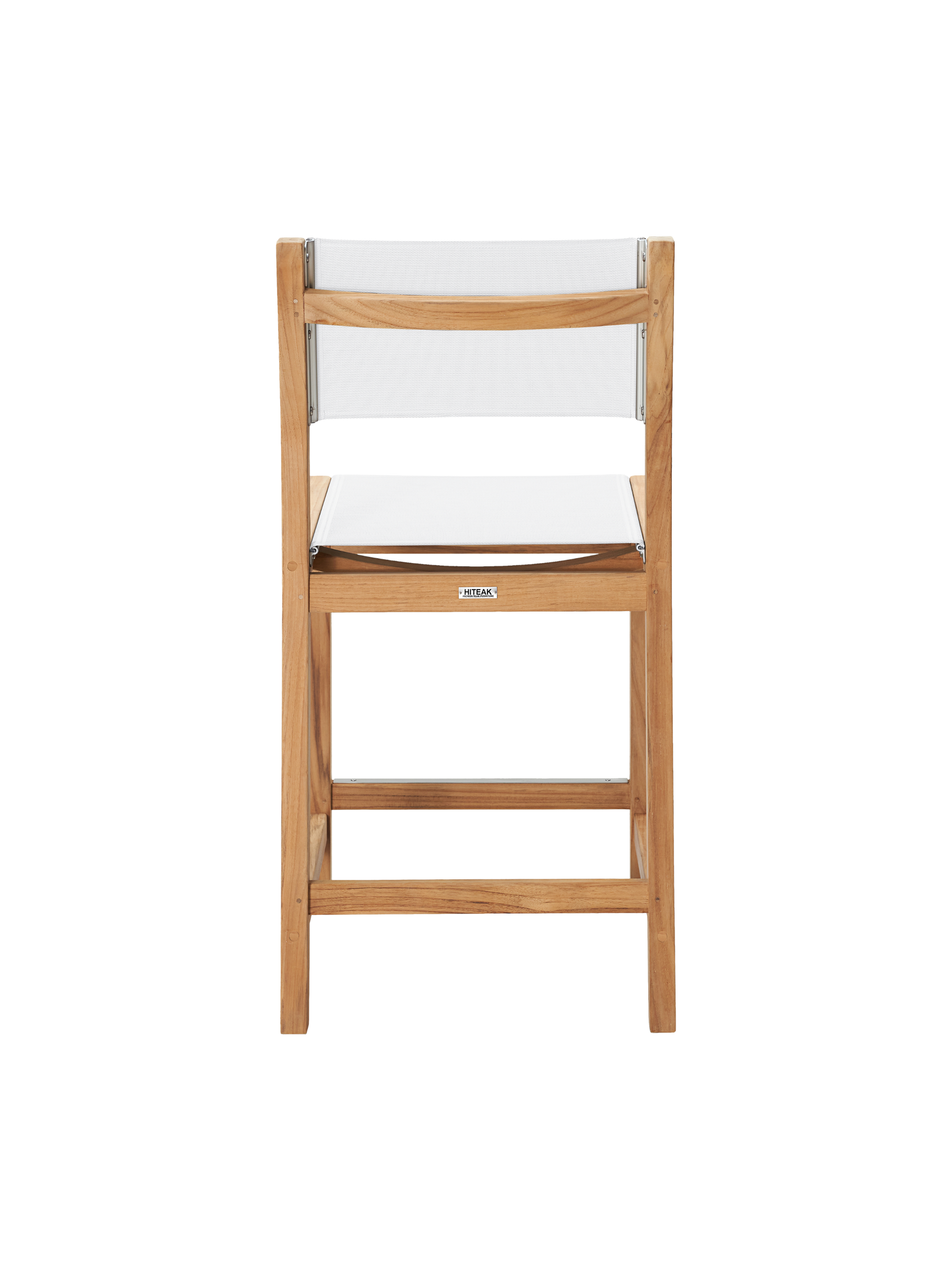 Pearl Teak White Outdoor Counter Height Dining Chair - Ornate Home