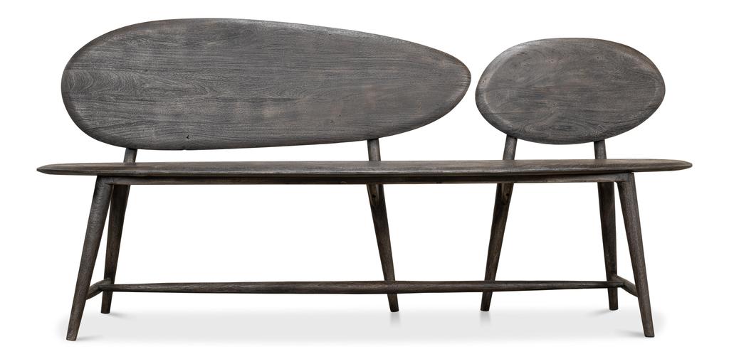 Pebble Grey Bench - Ornate Home