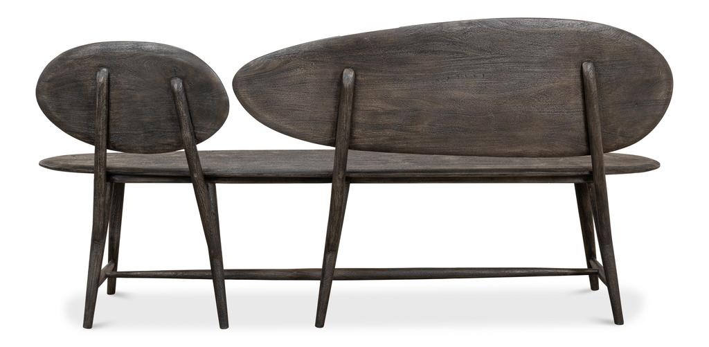 Pebble Grey Bench - Ornate Home
