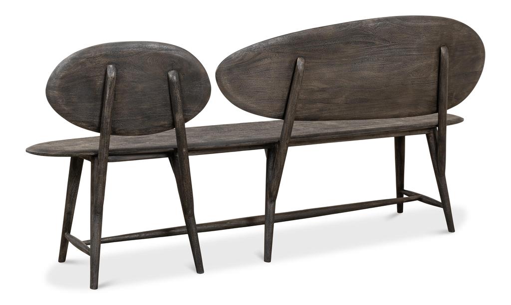 Pebble Grey Bench - Ornate Home