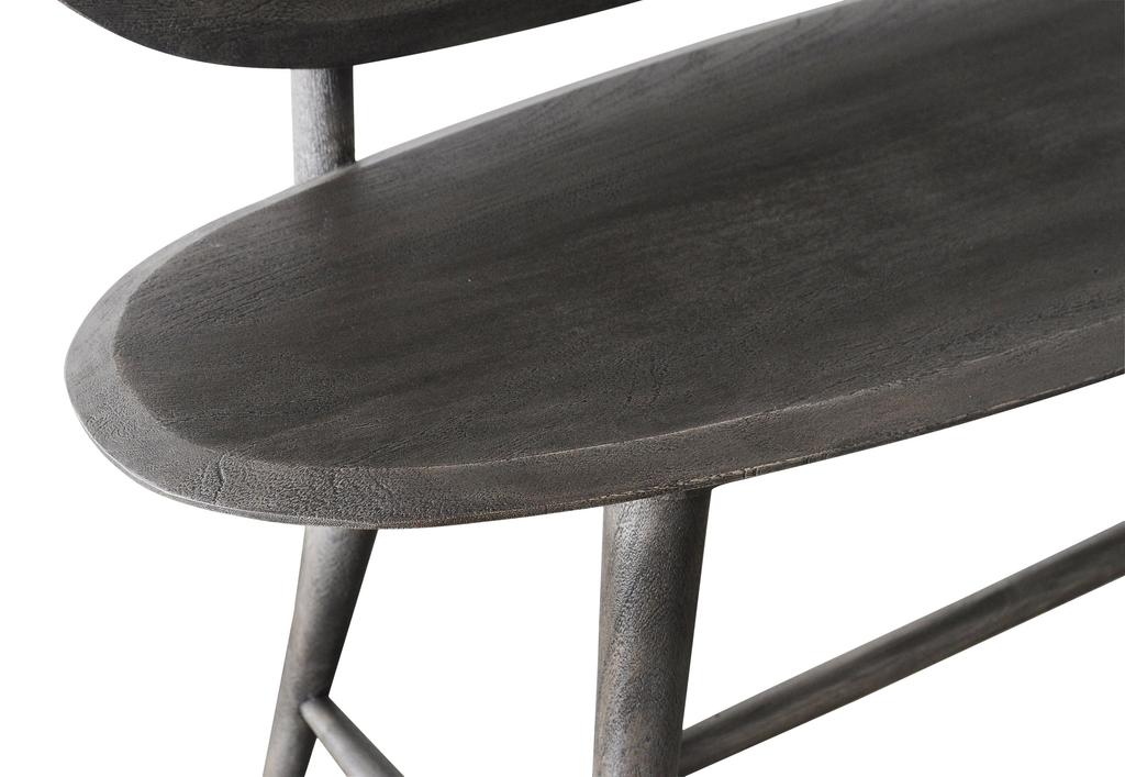 Pebble Grey Bench - Ornate Home