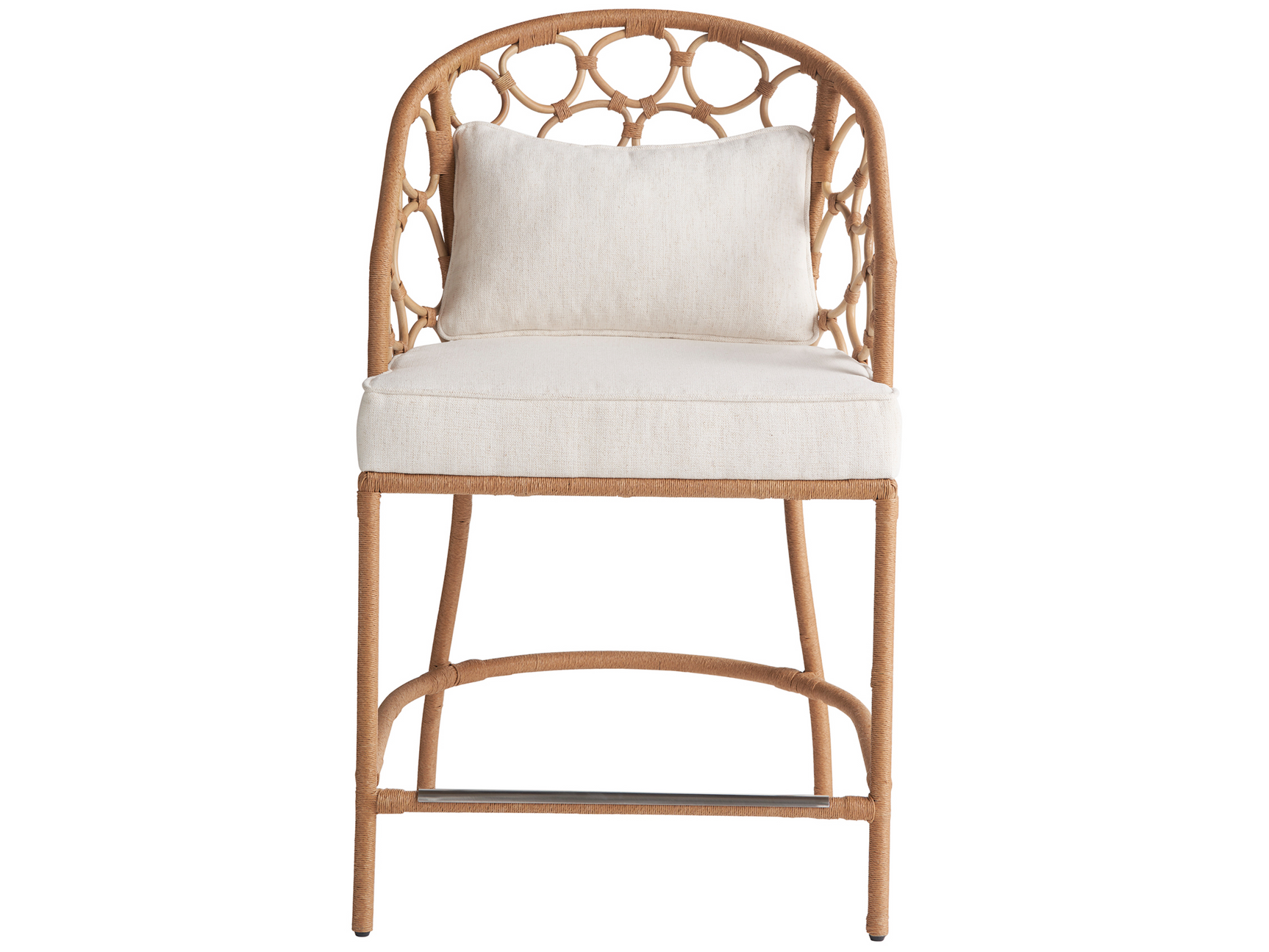 Pebble Natural Counter Chair - Ornate Home