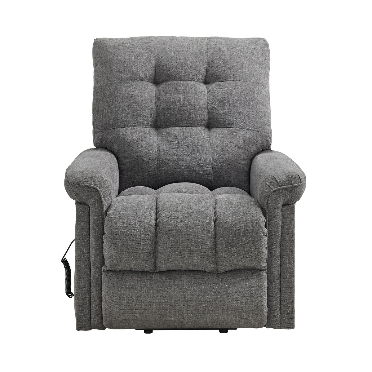 Pecos Ribbit Charcoal Power Motion Lift Chair - Ornate Home