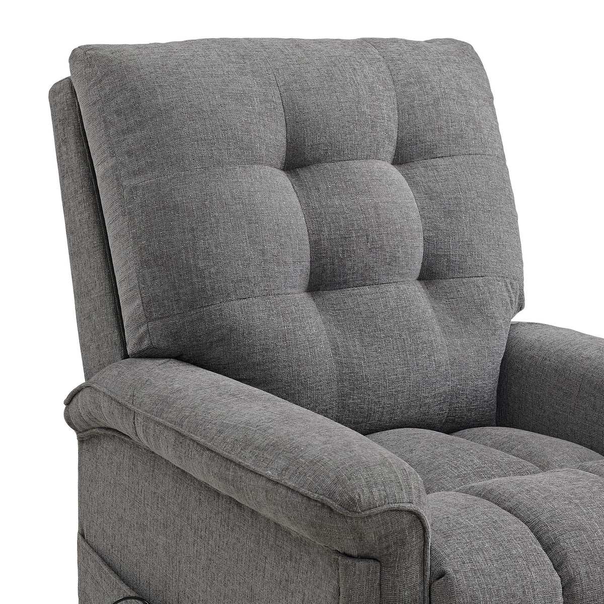 Pecos Ribbit Charcoal Power Motion Lift Chair - Ornate Home