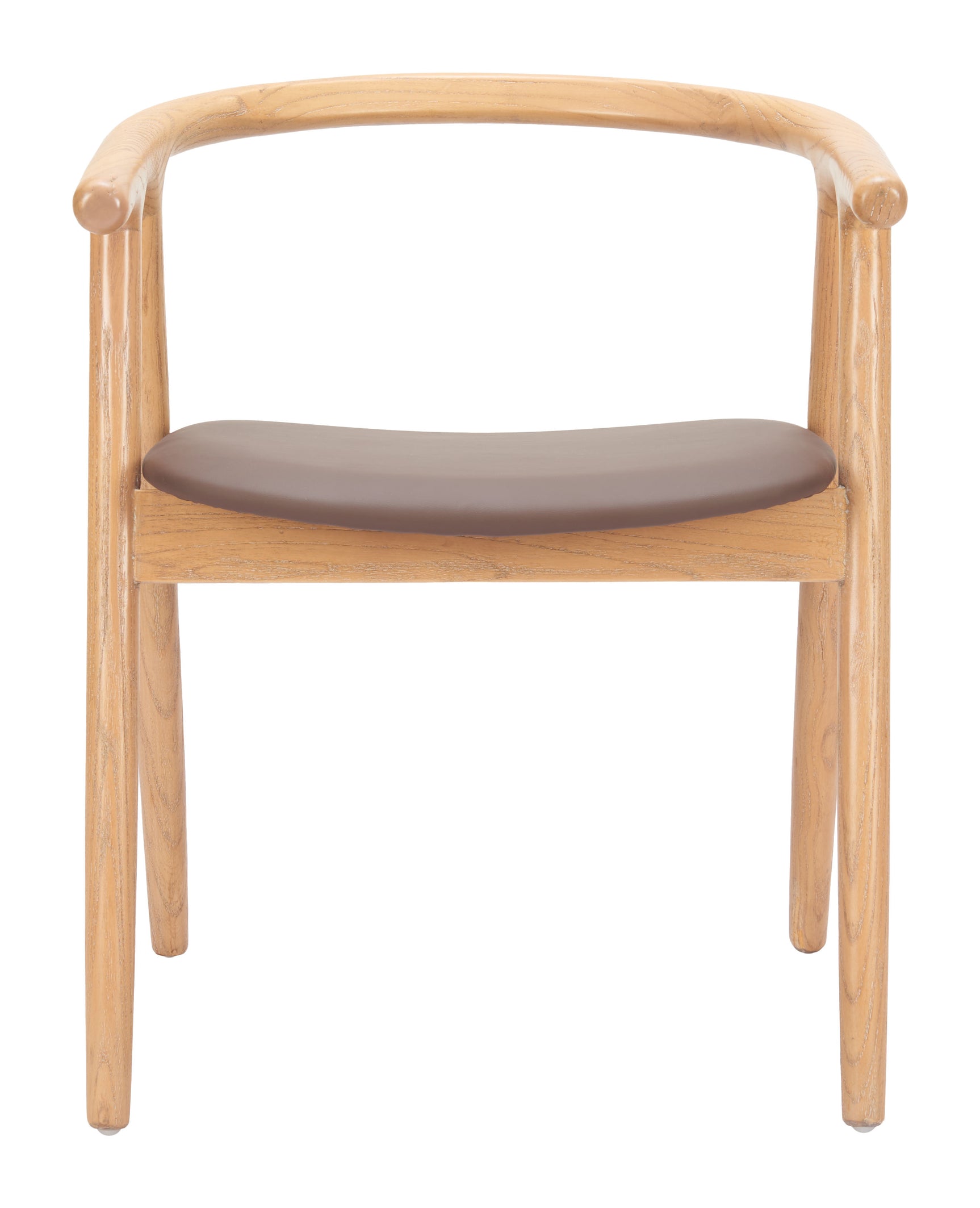 Peker Brown & Natural Dining Chair (Set of 2) - Ornate Home