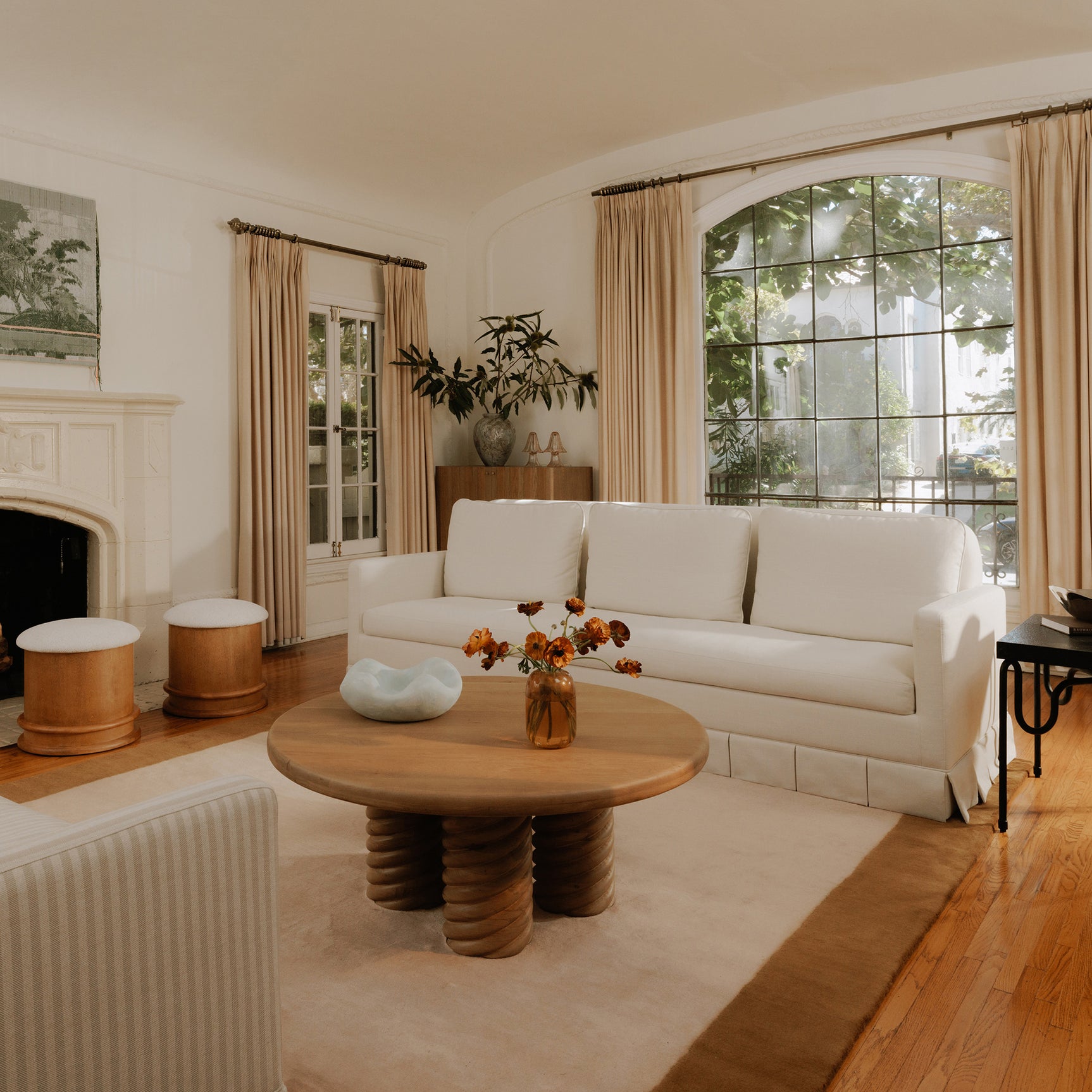 Pellicano Cream Sofa - Ornate Home