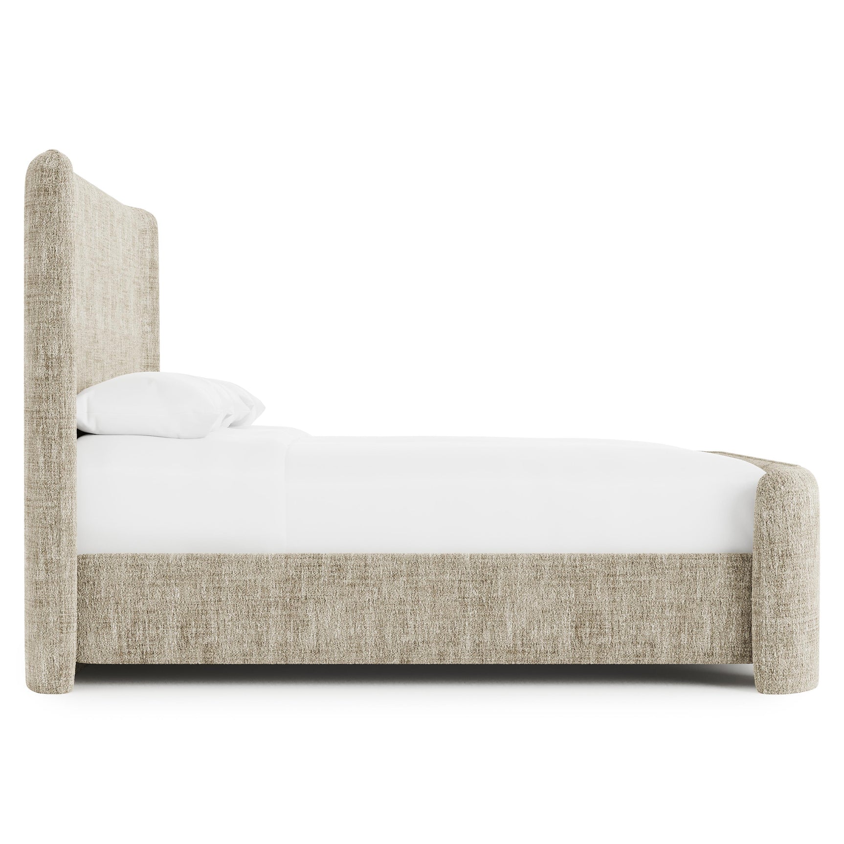 Pemba Beige/Tan Shelter King Bed - Ornate Home