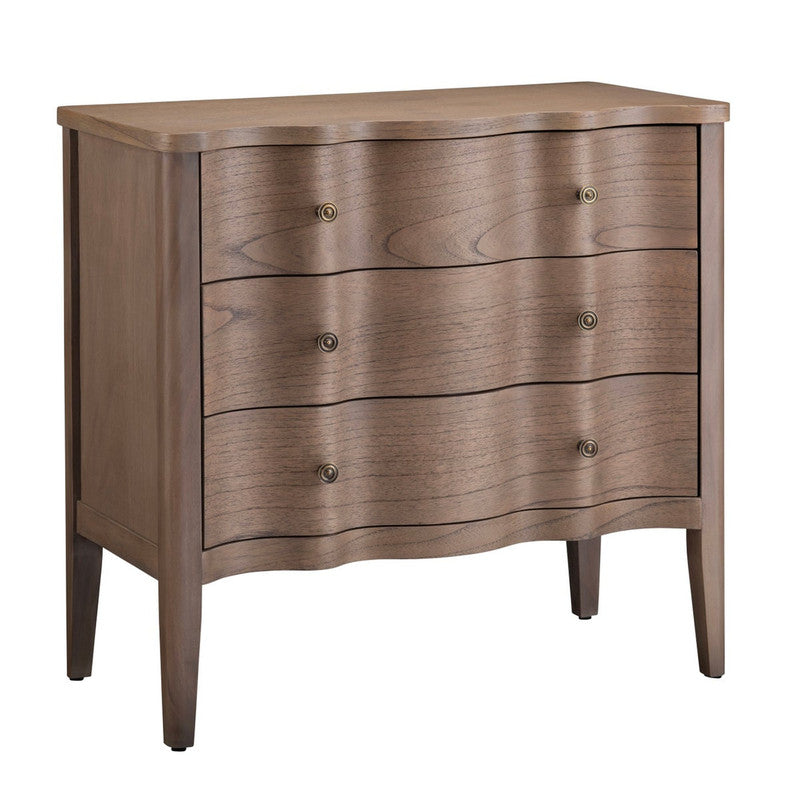 Pembroke Brown Three-Drawer Chest - Ornate Home
