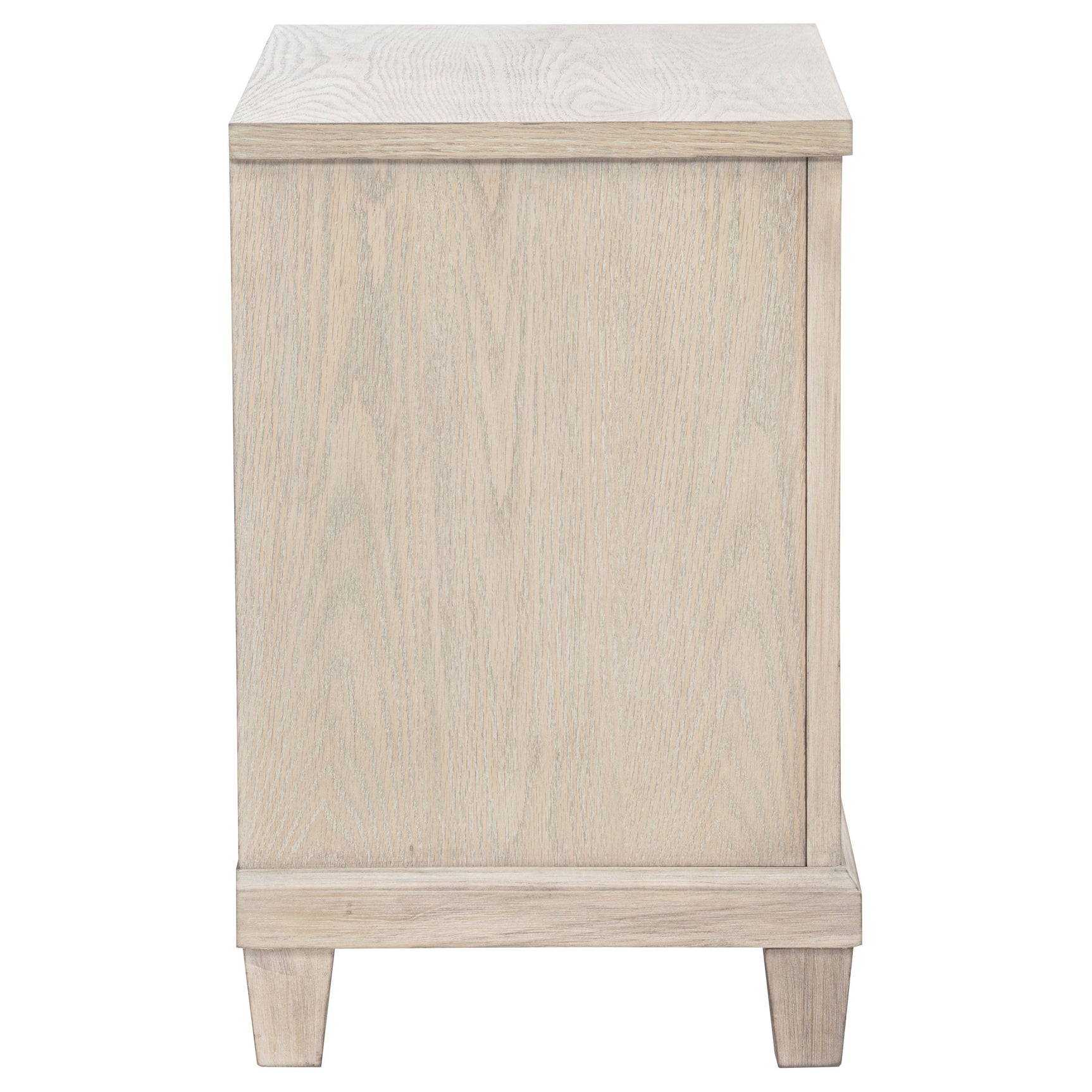 Pembroke Washed Oak 2-drawer Nightstand Bedside Table - Ornate Home