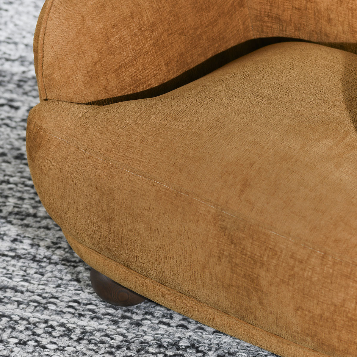 Penelope Amber Upholstered Accent Chair - Ornate Home