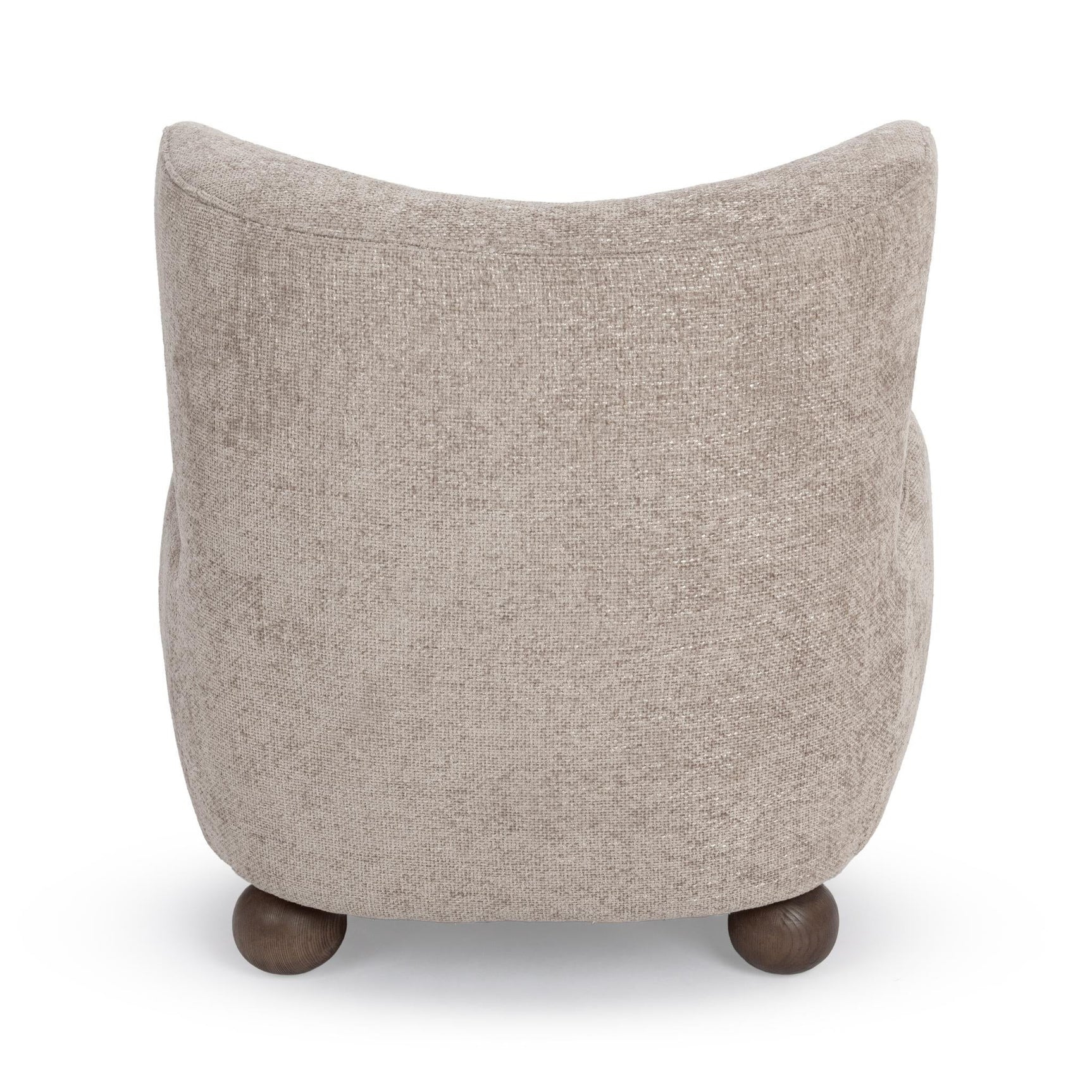 Penelope Mushroom Taupe Accent Chair - Ornate Home