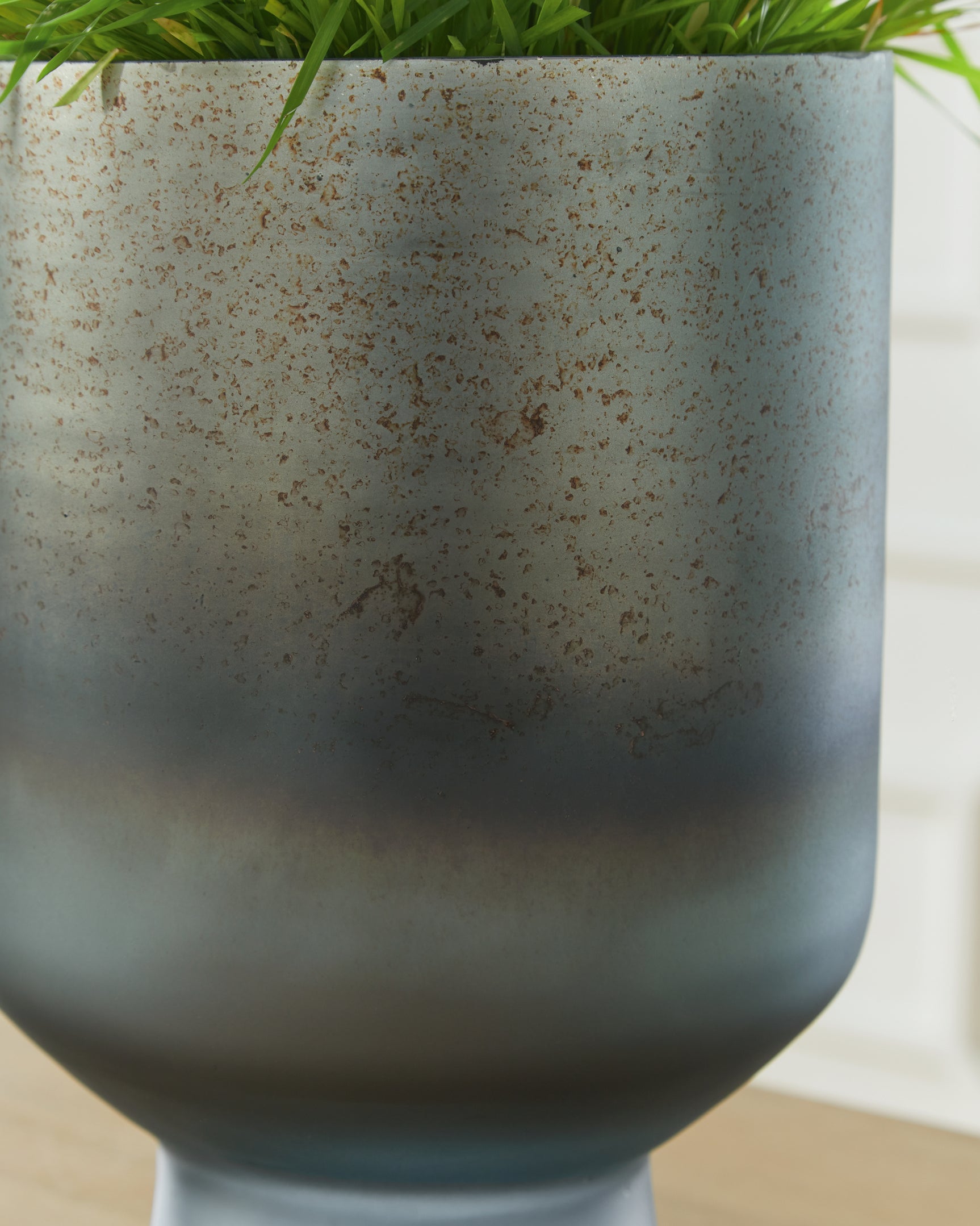 Pennmore Antique Blue Vase (12''H) - Ornate Home