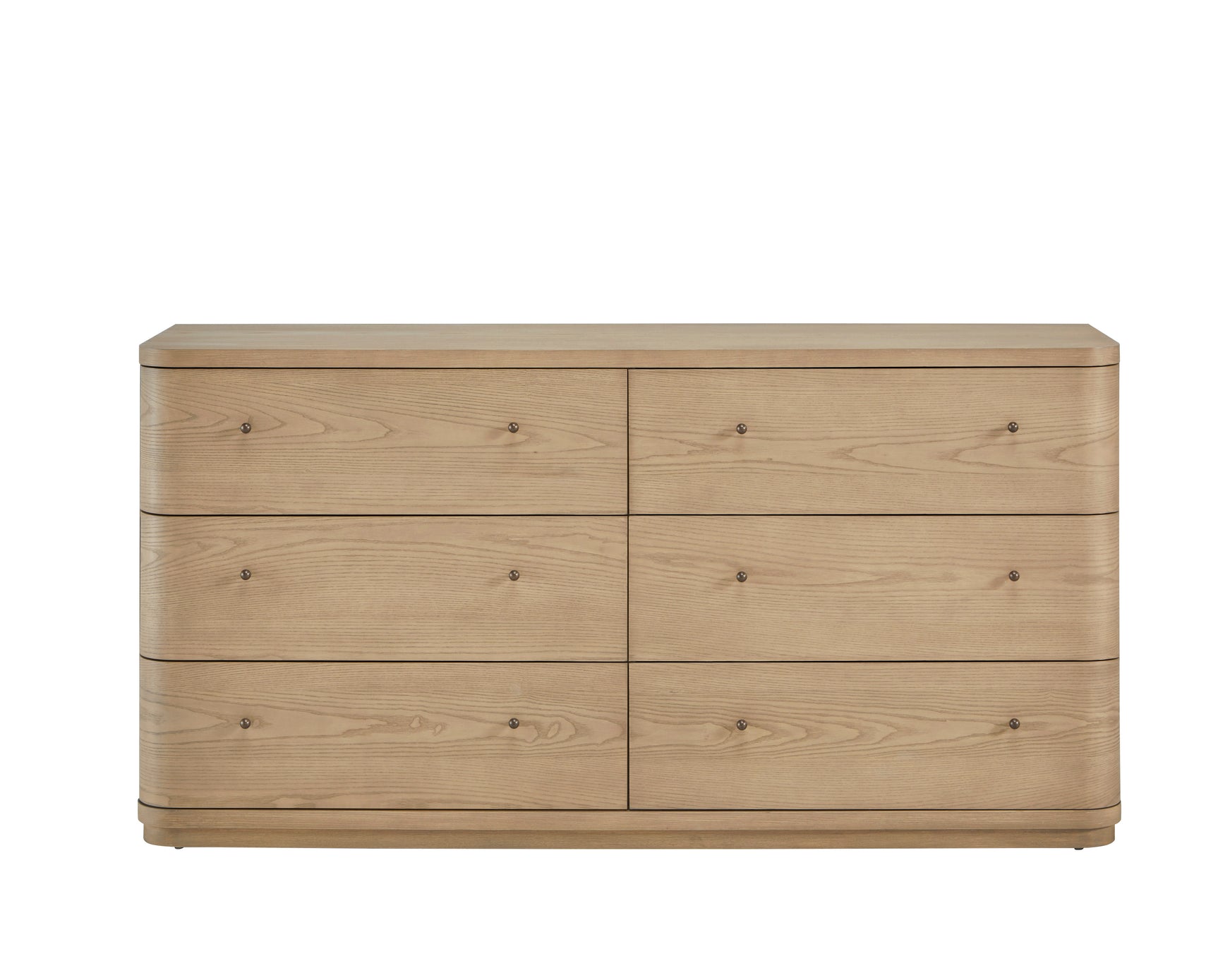 Penny Buff Cream Six Drawer Dresser - Ornate Home