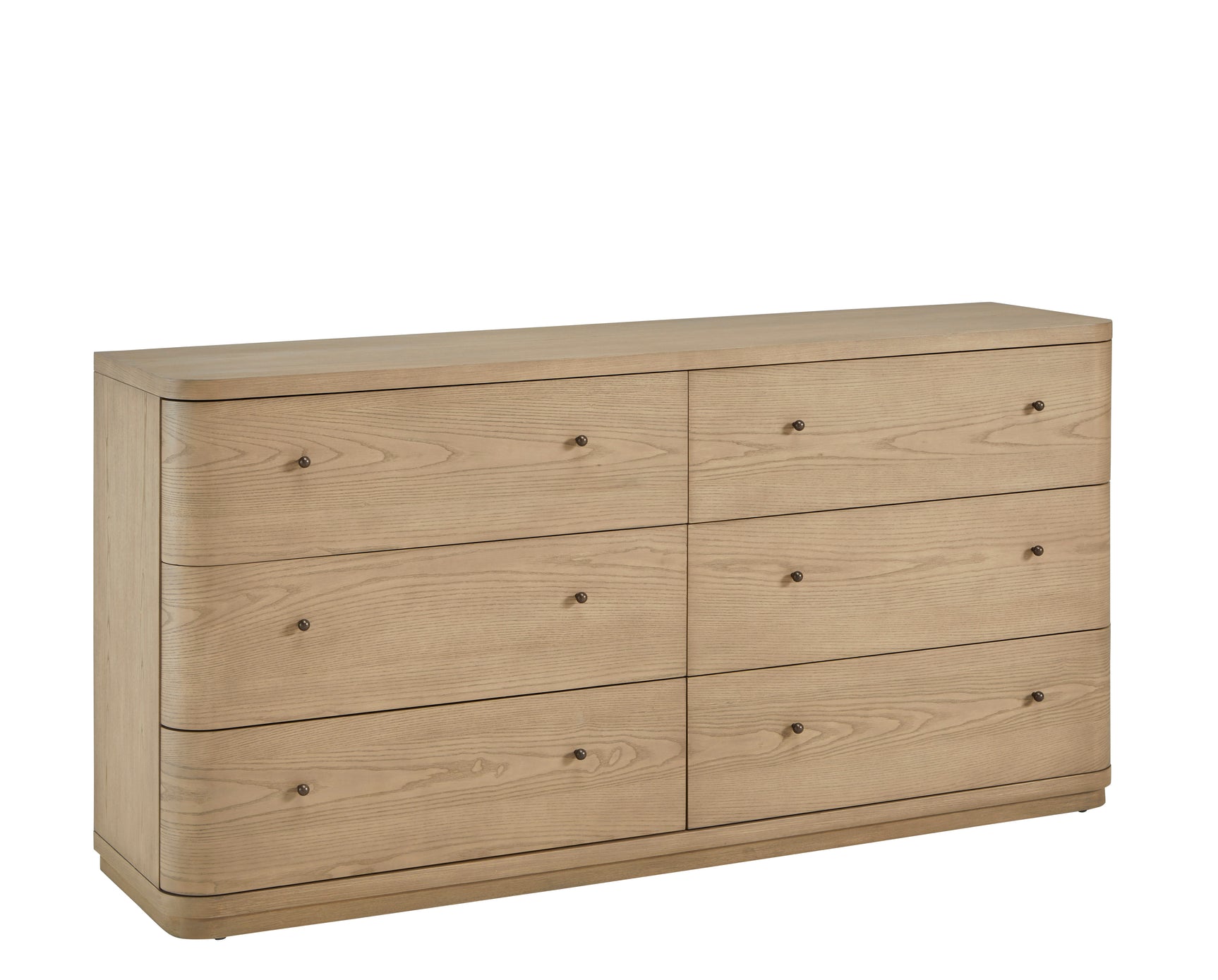 Penny Buff Cream Six Drawer Dresser - Ornate Home