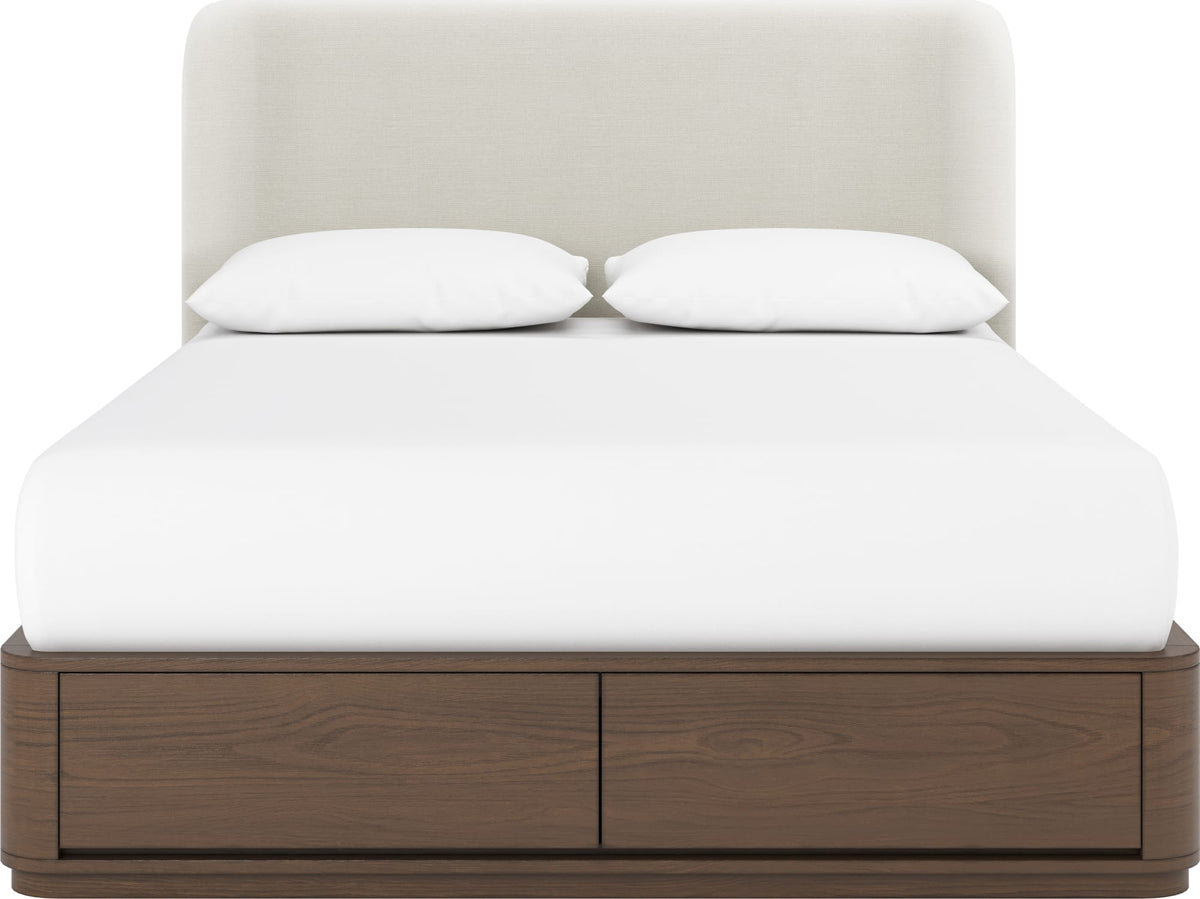 Penny Chocolate Mousse California King Storage Bed - Ornate Home