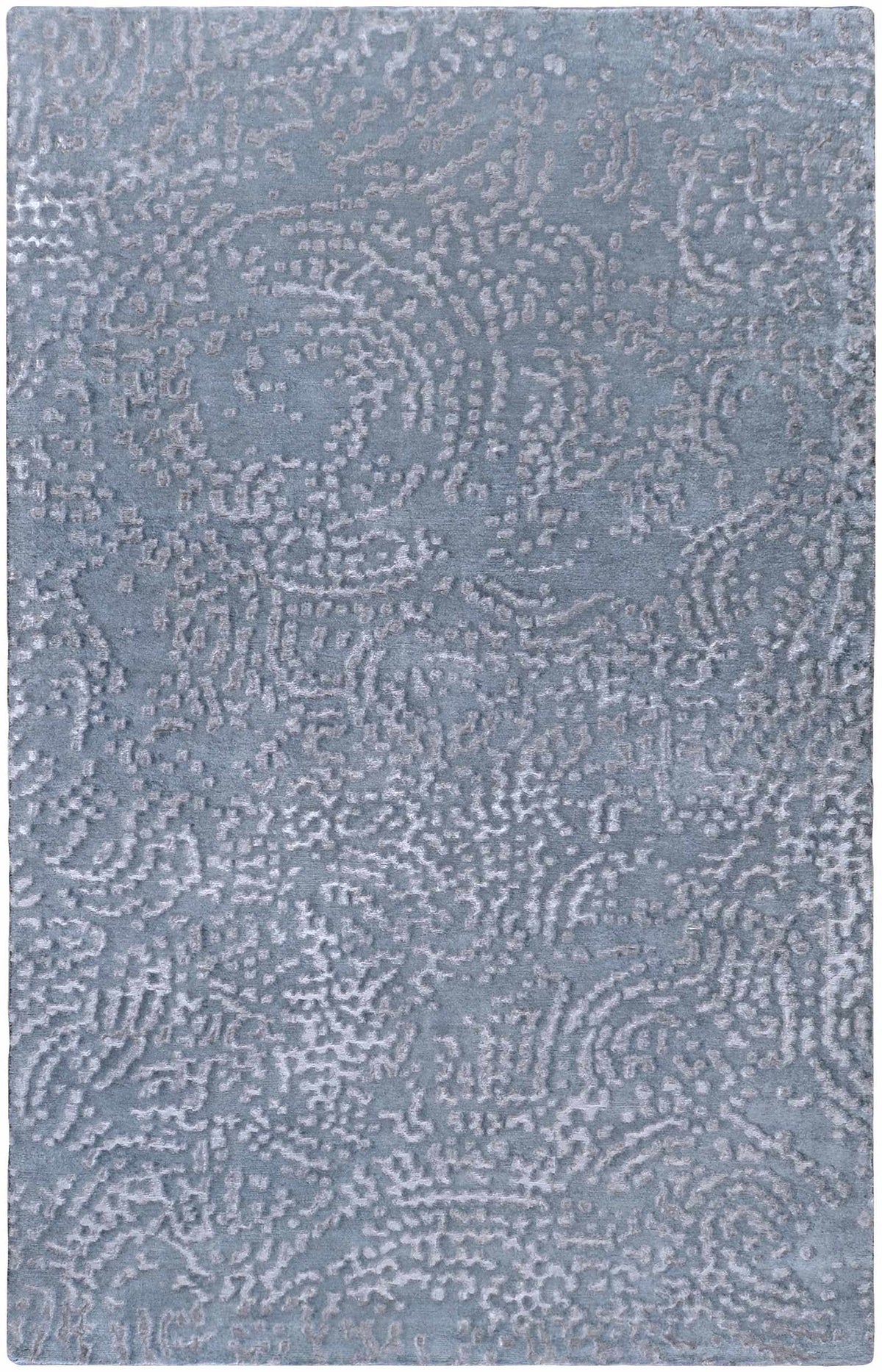 Pensacola 5x8 Charcoal Premium Wool&Viscose Rug - Clearance - Ornate Home