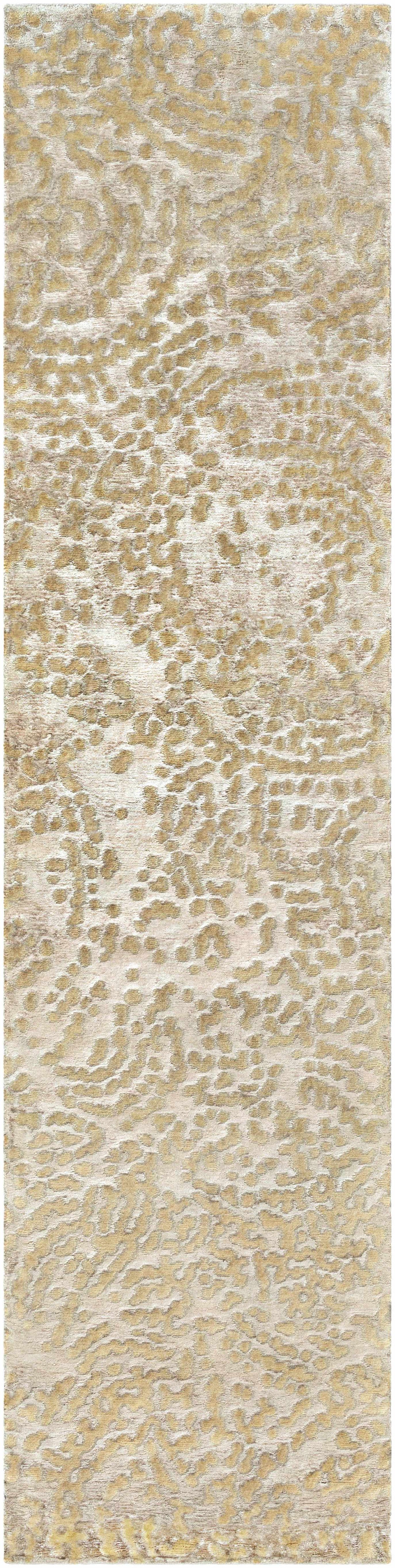 Pensacola Tan Premium Wool&Viscose Rug - Clearance - Ornate Home
