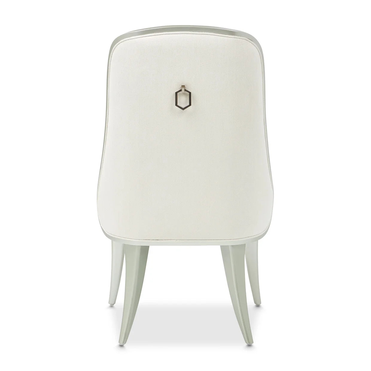 Penthouse Ash Gray/Frosted Linen Dining Side Chair - Ornate Home