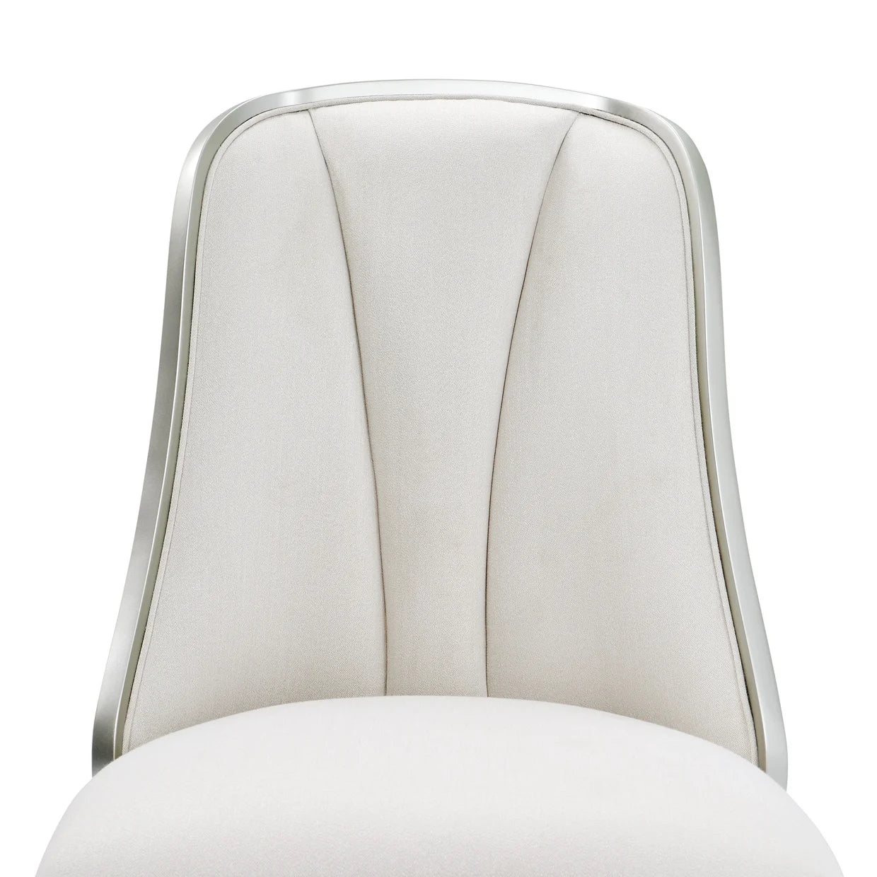 Penthouse Ash Gray/Frosted Linen Dining Side Chair - Ornate Home