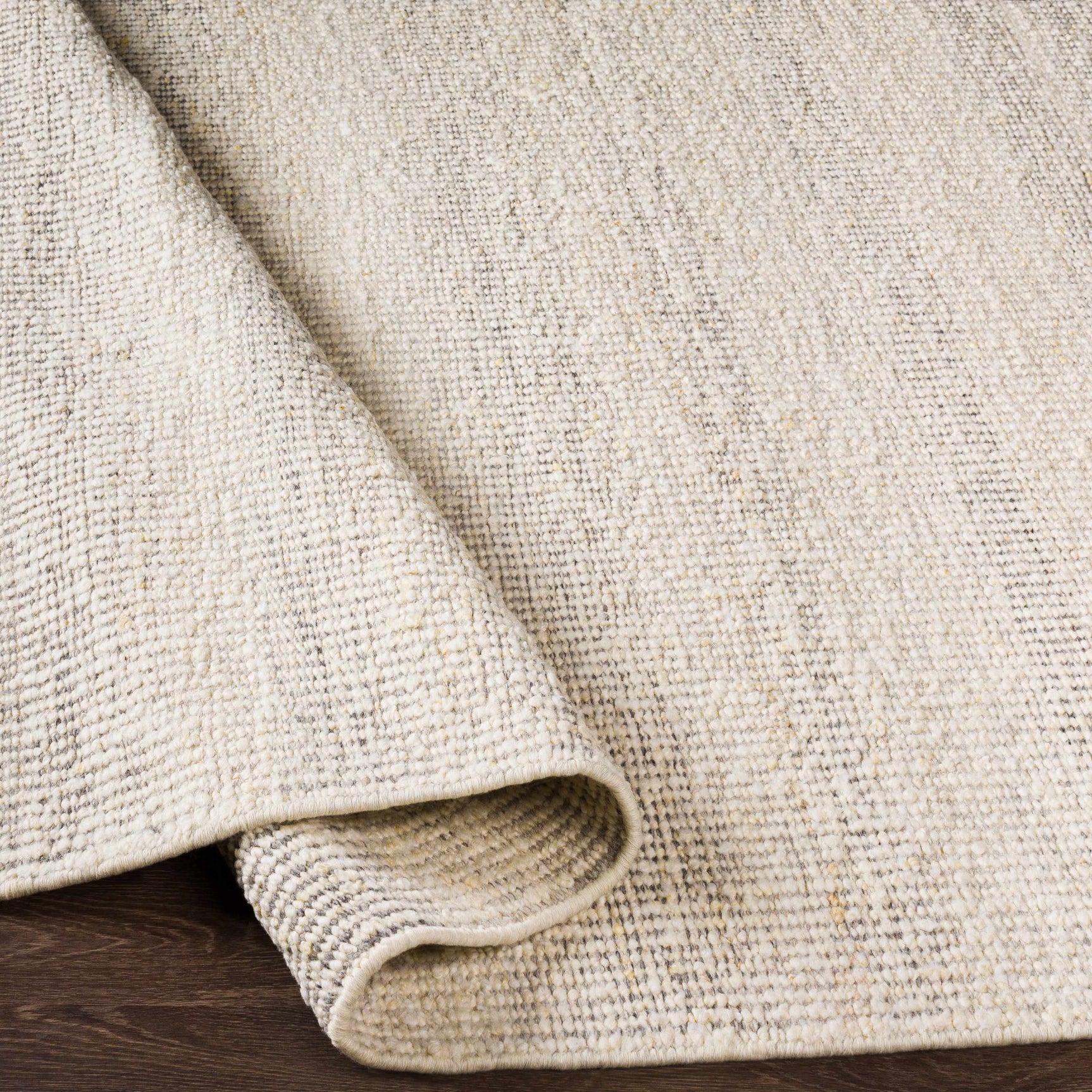 Penticton Cream Flat Woven Wool Rug - Ornate Home