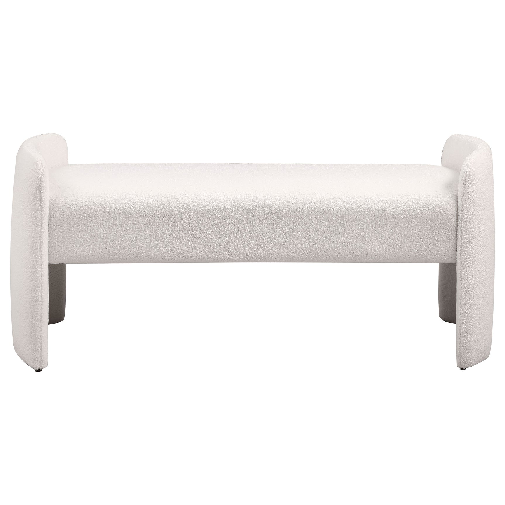 Peoria Ivory Accent Bench - Ornate Home