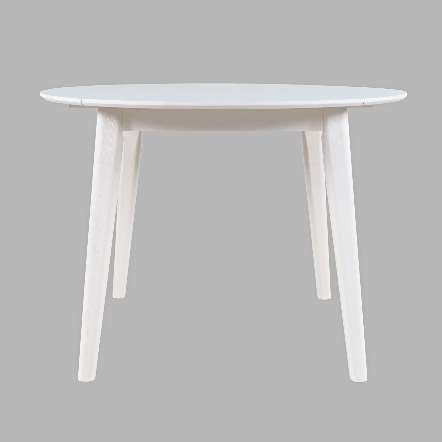 Percy White Drop Leaf Dining Table - Ornate Home
