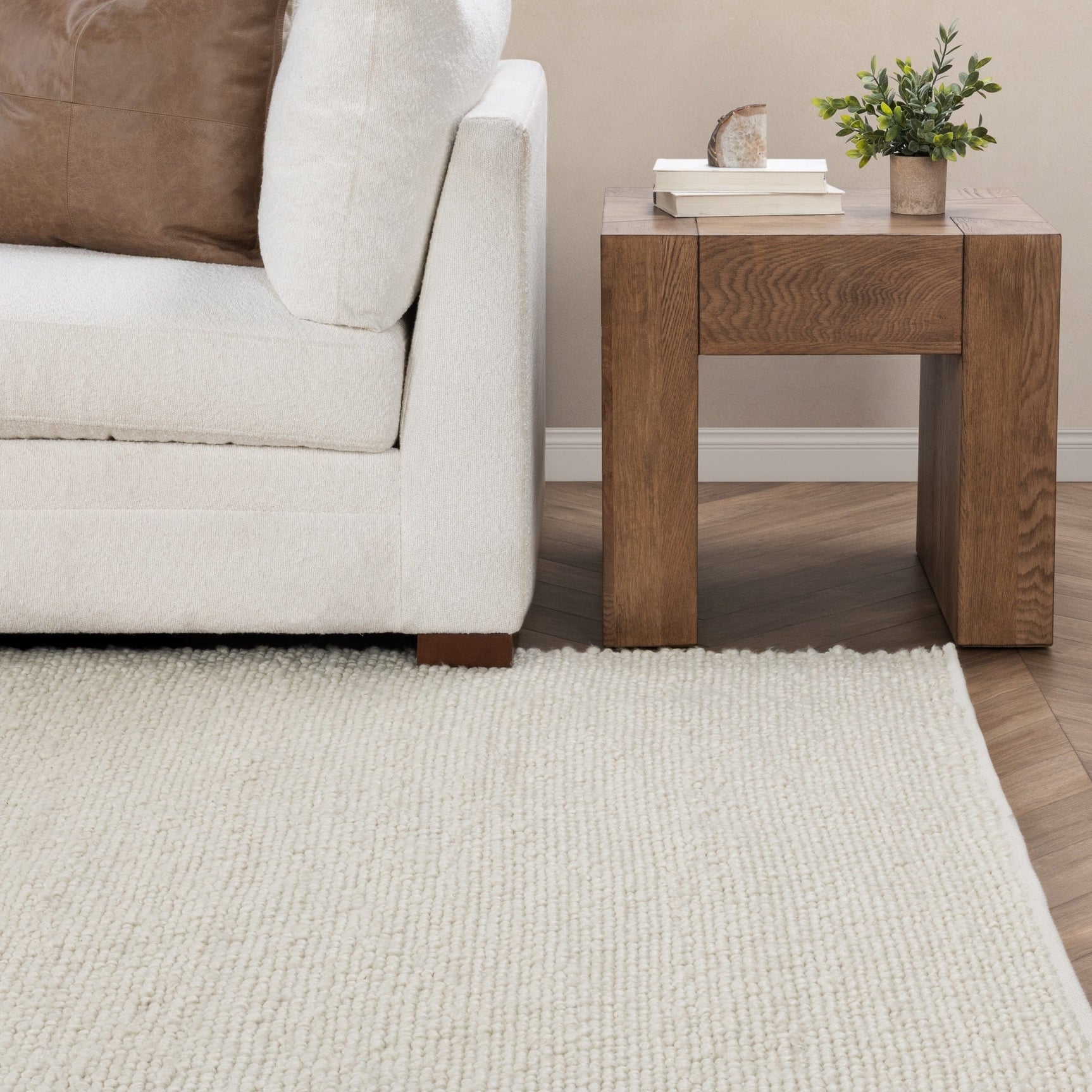 Performance Petaluma Ivory Rug - Ornate Home