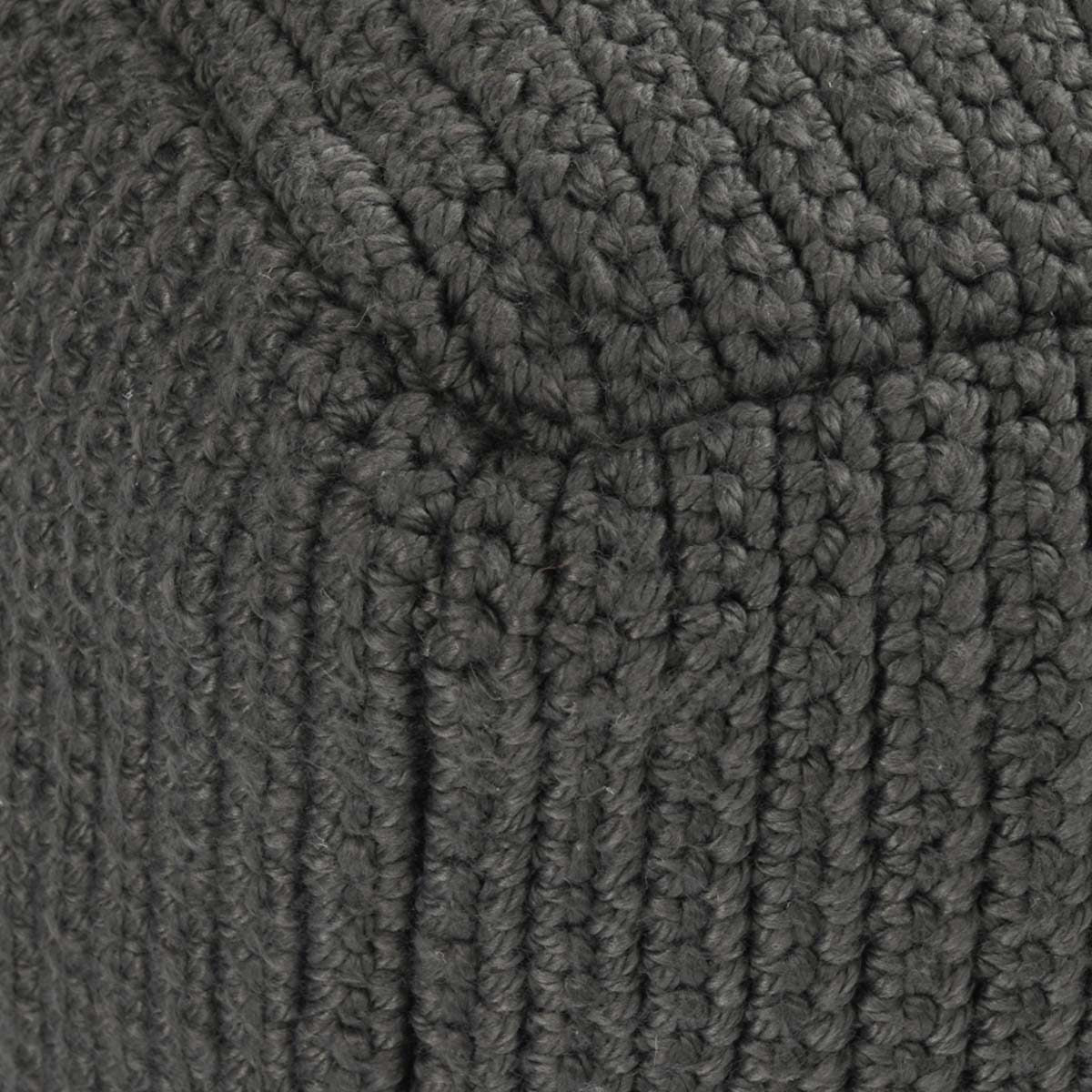 Performance Prism Dark Gray Pouf - Ornate Home