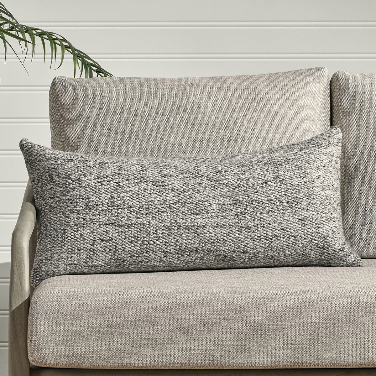 Performance Stella Gray Multi Size Outdoor Throw Pillow (Set of 2) - Ornate Home