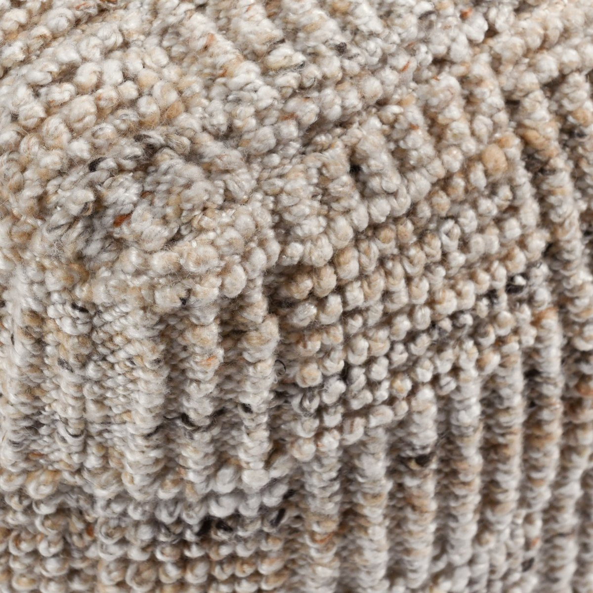 Performance Vico Caramel Multi Pouf 18"x18"x14" - Ornate Home
