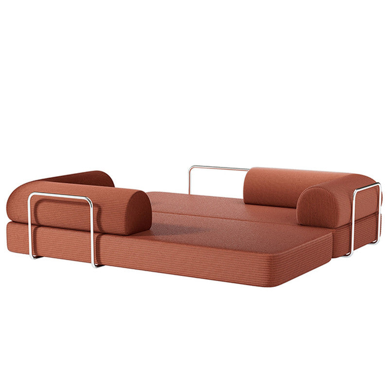 Perri Rustic Brown 79" Compressed Sofa - Ornate Home