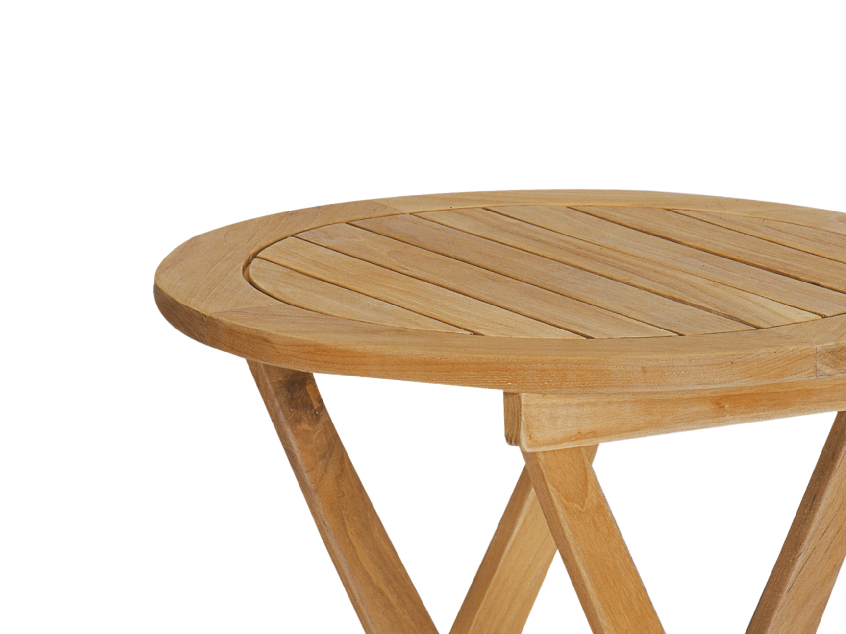 Perrie Round Teak Outdoor Side Table - Ornate Home