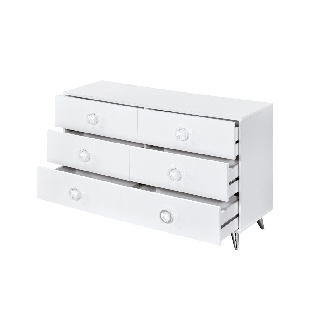 Perse White Dresser - Ornate Home