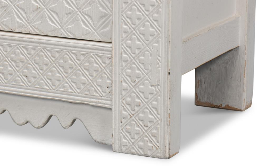 Persian White Sideboard - Ornate Home