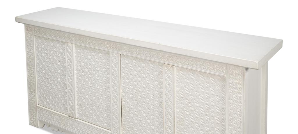 Persian White Sideboard - Ornate Home