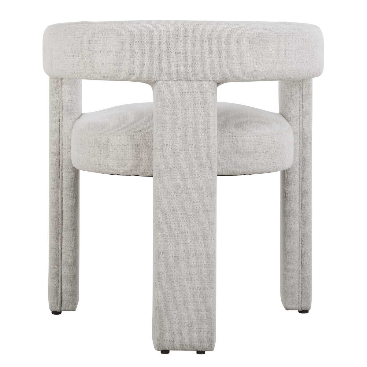 Perspective White Fabric Dining Chair - Ornate Home
