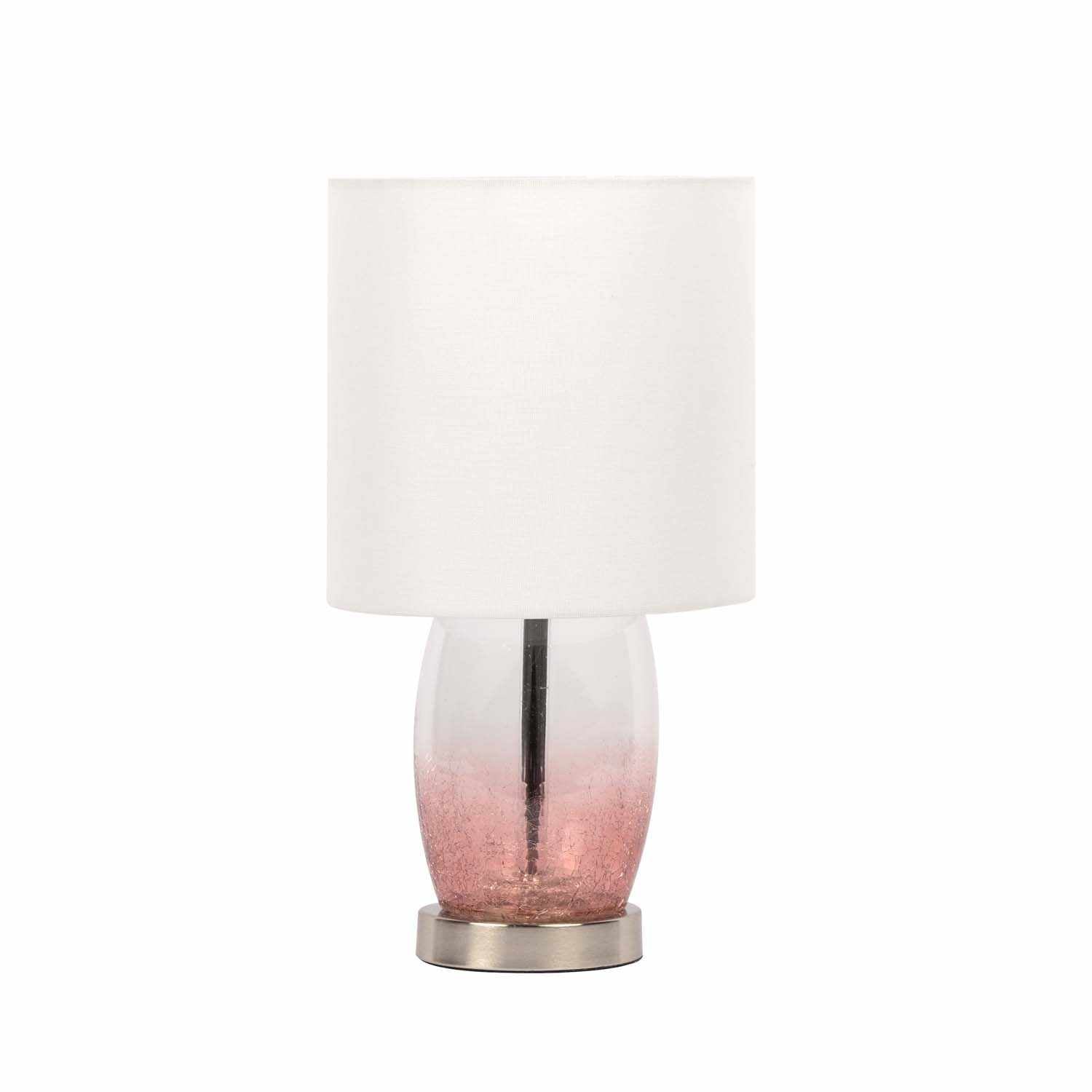 Pertek White Glass Table Lamp - Clearance - Ornate Home