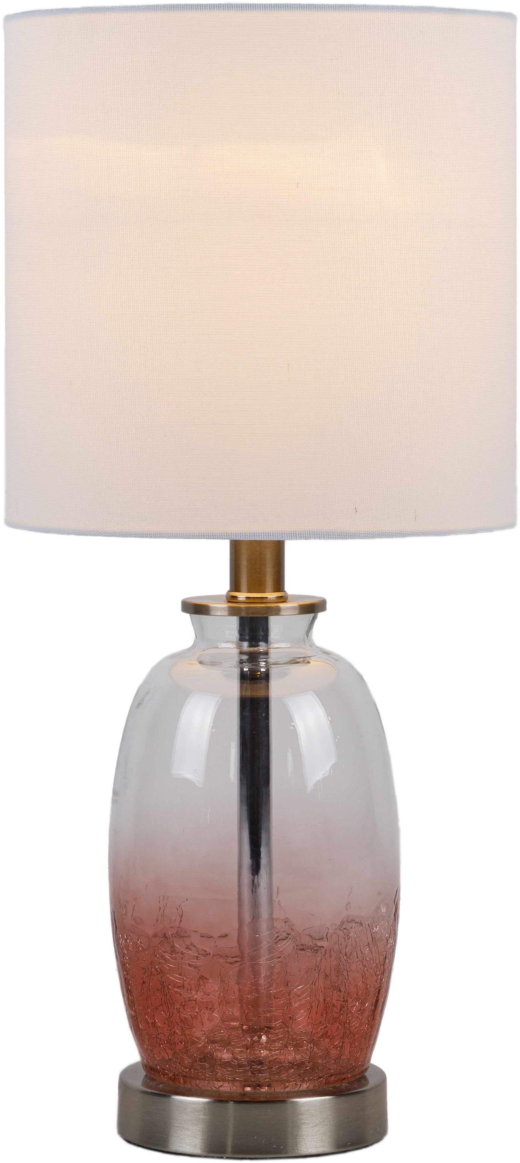 Pertek White Glass Table Lamp - Clearance - Ornate Home
