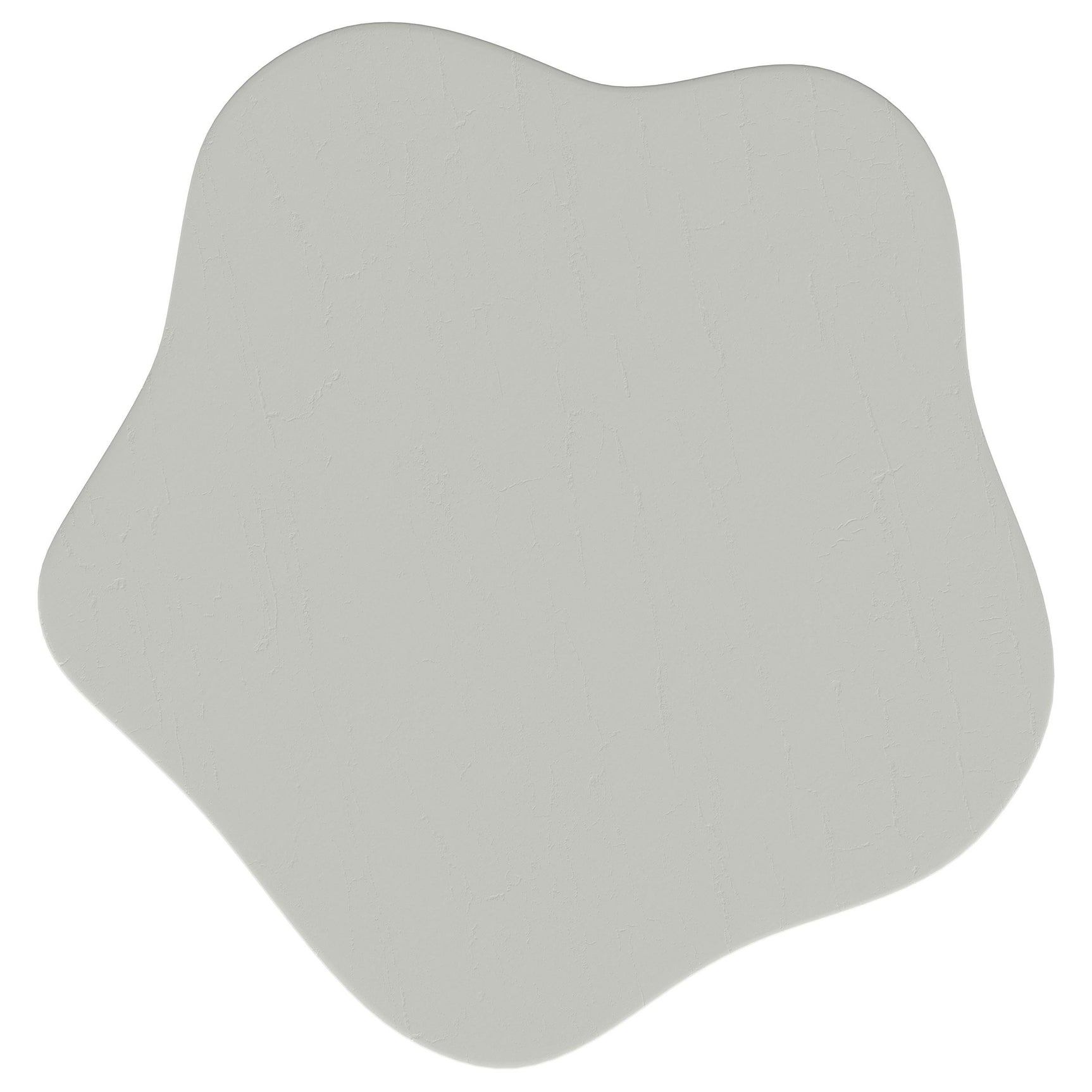 Perth Off White 17-inch Side Table with Cloud-Shaped Top - Ornate Home