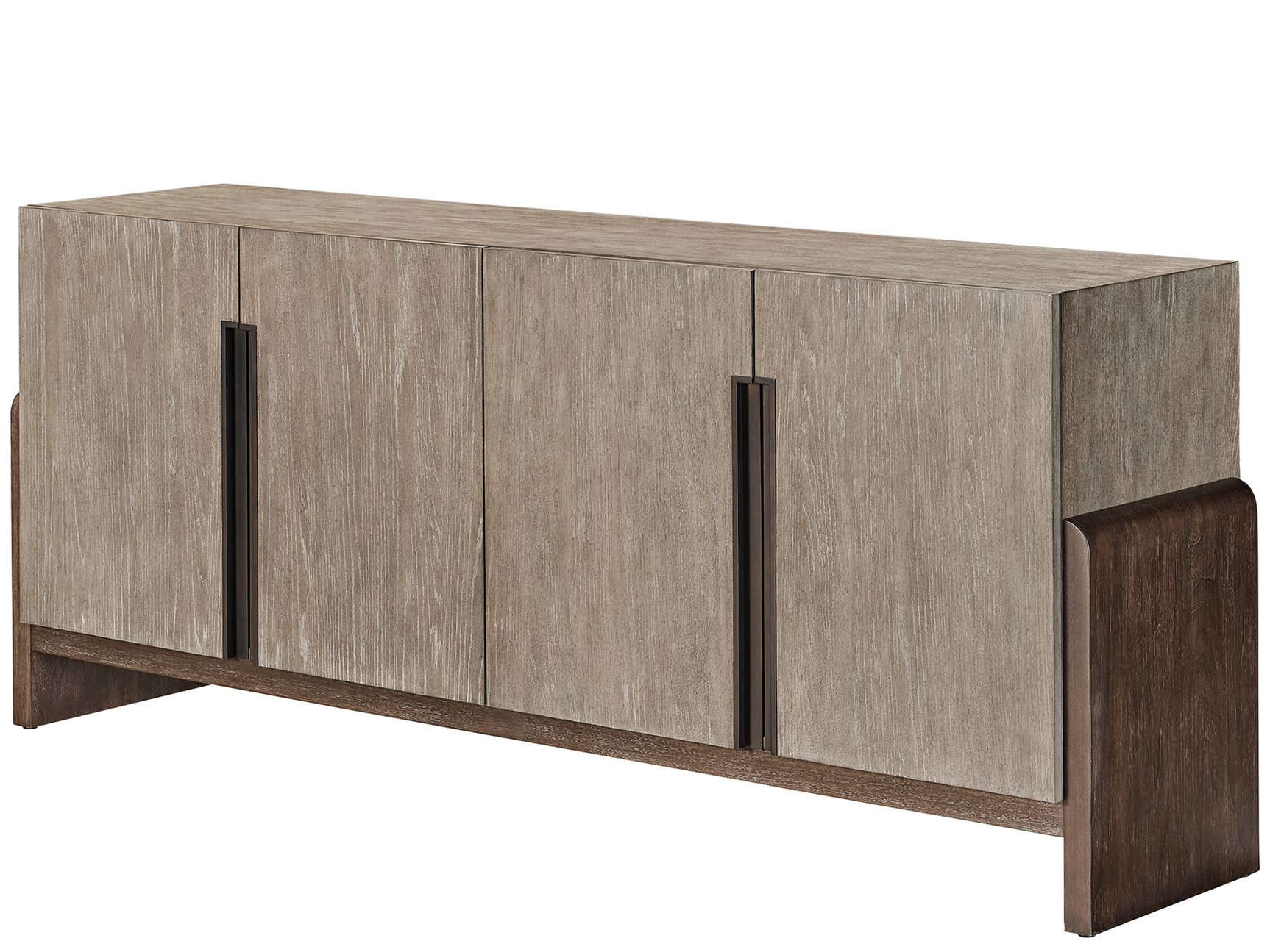 Pescadero Weathered Oak Credenza - Ornate Home