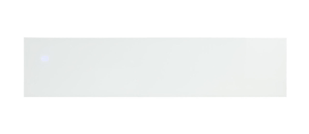 Peseux White 71" TV Stand w/ Electric Fireplace - Ornate Home