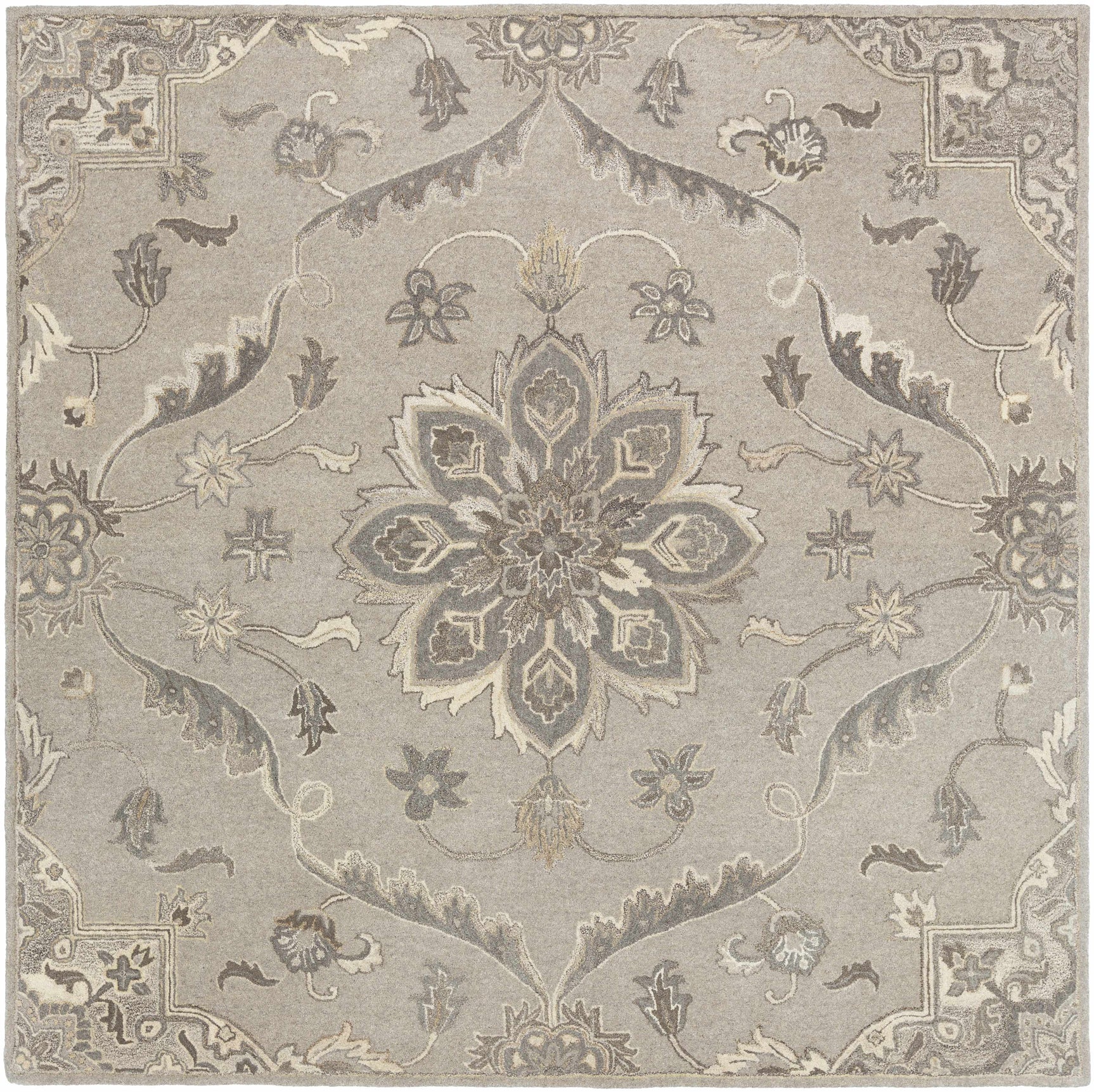 Peterstown Beige Wool Rug - Ornate Home