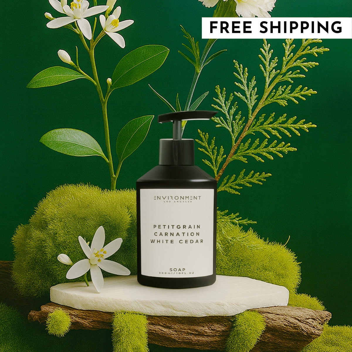 Petitgrain | Carnation | White Cedar Hand Soap (Inspired by YSL L'Homme®) - Ornate Home