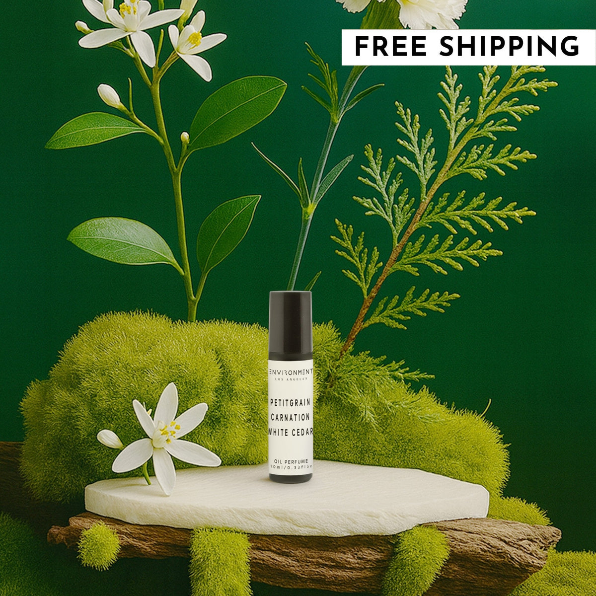 Petitgrain | Carnation | White Cedar Roll-on Oil Perfume (Inspired by YSL L'Homme®) - Ornate Home
