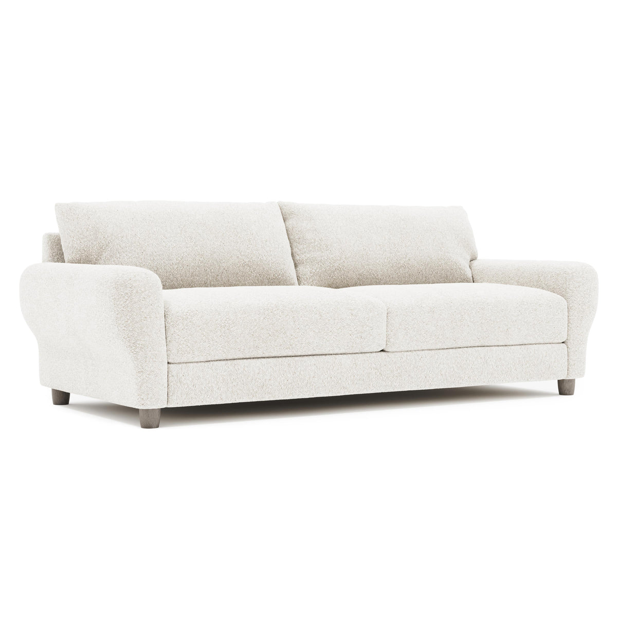 Peyton Ivory Sofa Without Pillows - Ornate Home