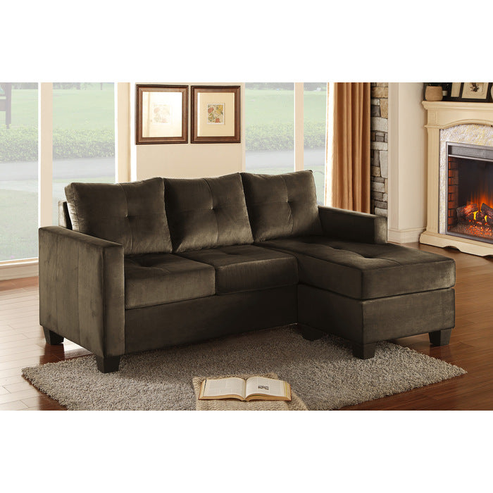 Phelps Brown Reversible Sofa Chaise - Ornate Home