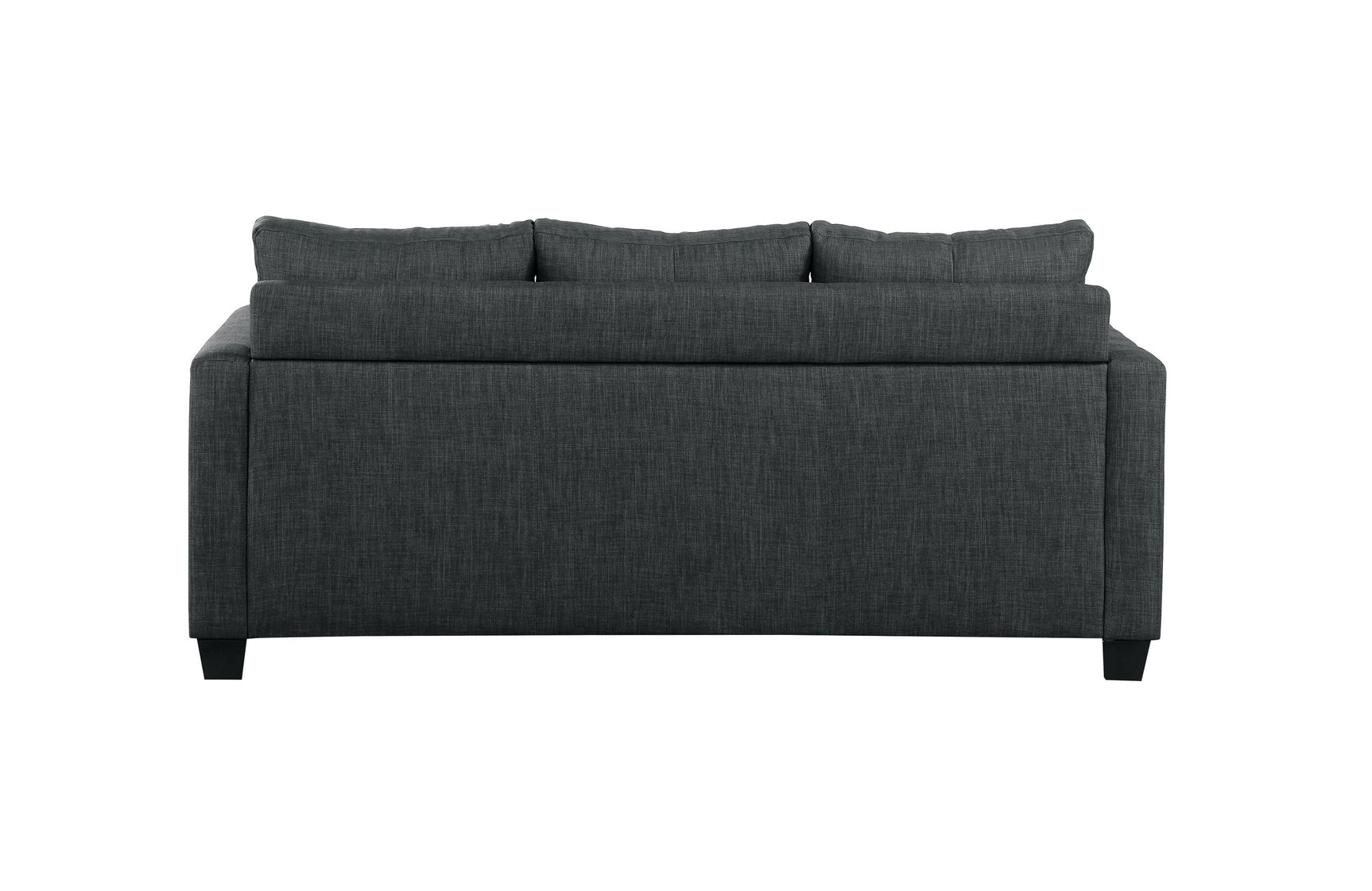 Phelps Dark Gray Reversible Sofa Chaise - Ornate Home