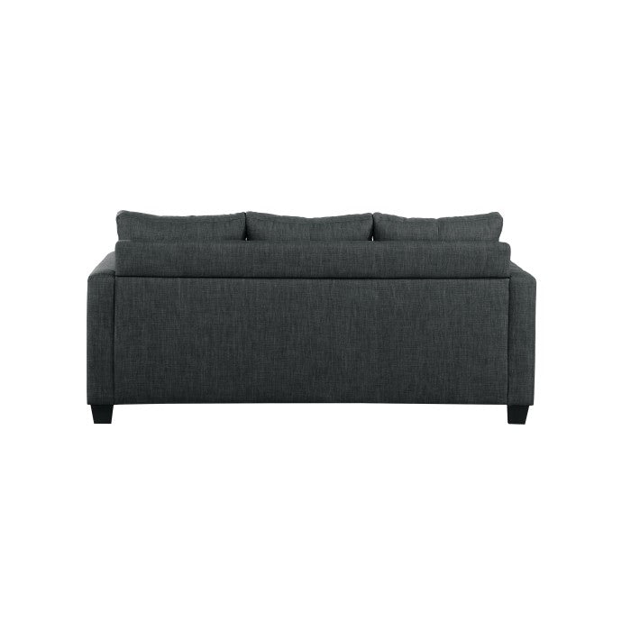 Phelps Dark Gray Reversible Sofa Chaise - Ornate Home
