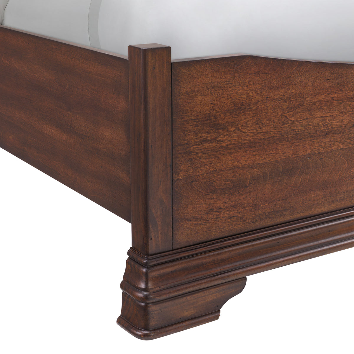 Phillipe Cherry 5-Piece Queen Bedroom Set with 2 Nightstands, Dresser & Chest - Ornate Home